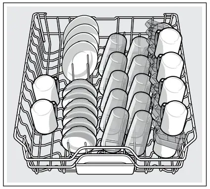 BOSCH SHEM78Z55N 24-Inch Stainless Steel Dishwasher - Upper rack 1