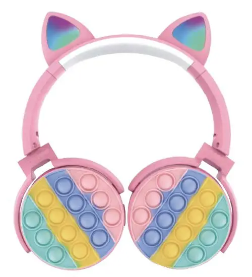 Youngstar-Electronic-34641-Bluetooth-LED-Cat-Ears-Wireless-Headphones-with-Fidget-Popping-Fun-product