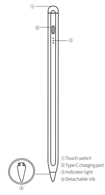 BASIX P6WP Stylus Pen-fig-1