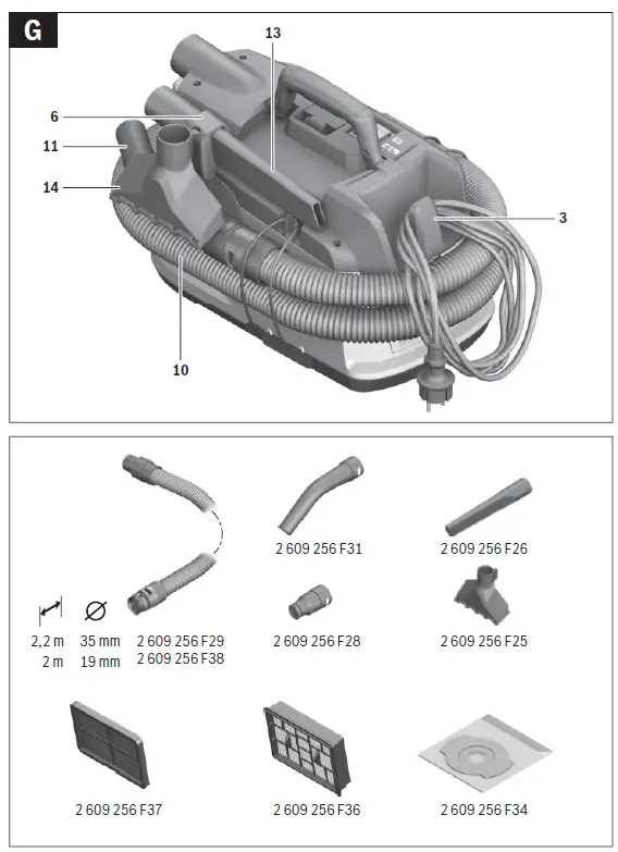 BOSCH 06033D1000 EasyVac 3 All-Purpose Vacuum Cleaner 4