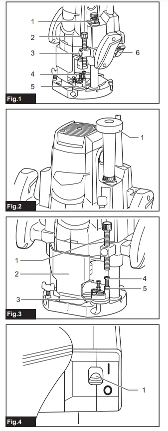 makita M3600 1650 Watt Router-1