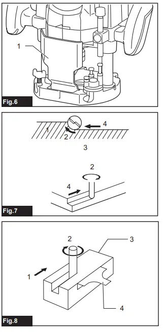 makita M3600 1650 Watt Router-3