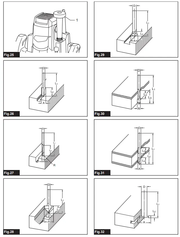 makita M3600 1650 Watt Router-8