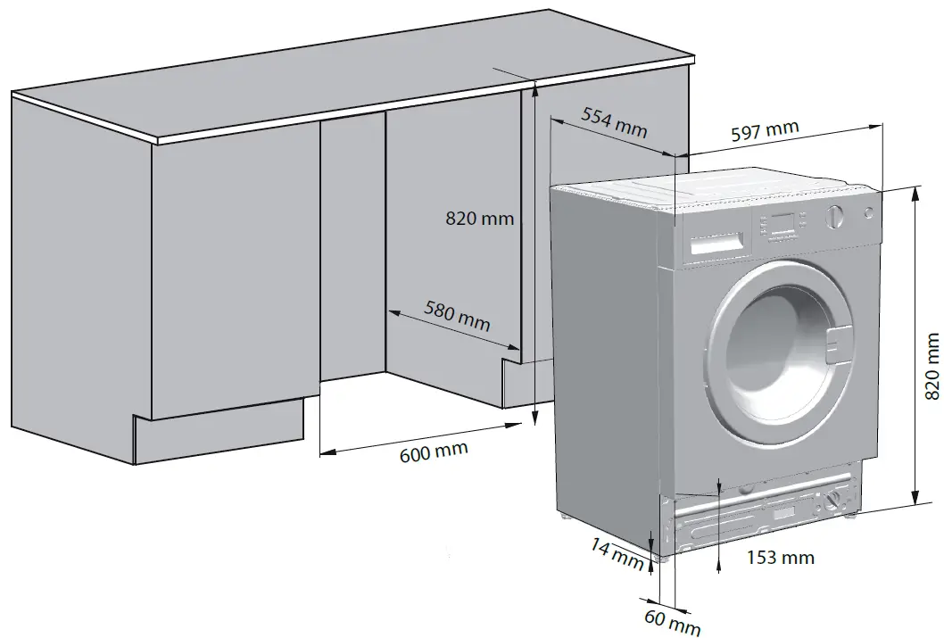 GRUNDIG GWDI854 BUILT-IN Washer Dryer logo