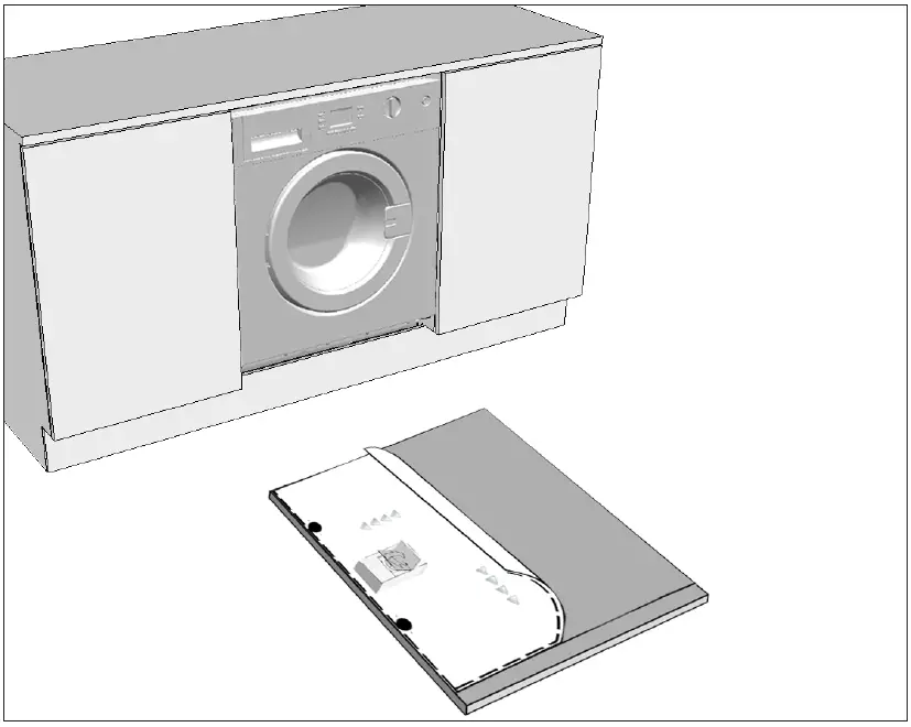 GRUNDIG GWDI854 BUILT-IN Washer Dryer 08