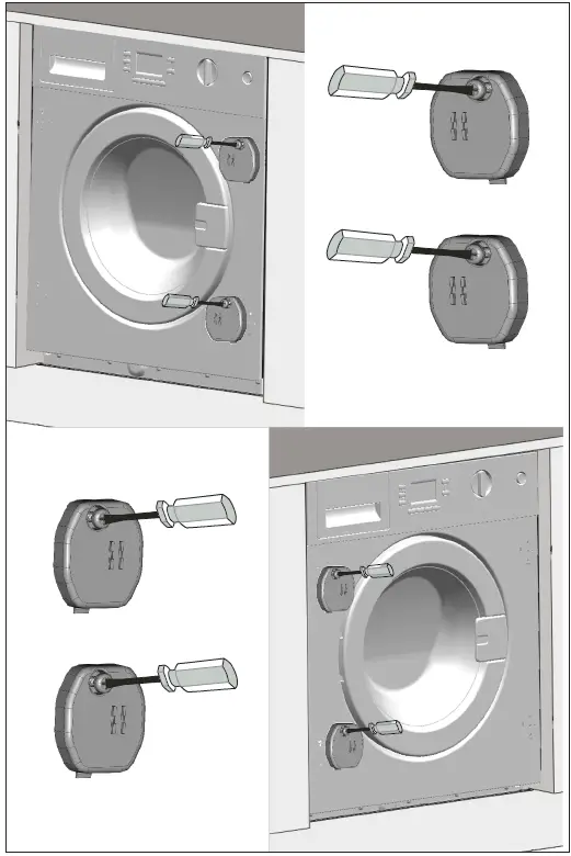 GRUNDIG GWDI854 BUILT-IN Washer Dryer 16