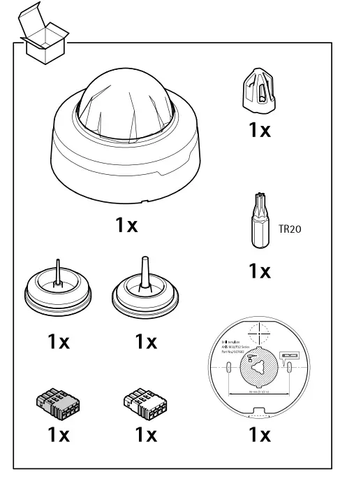 AXIS P3265-V Dome Camera-1