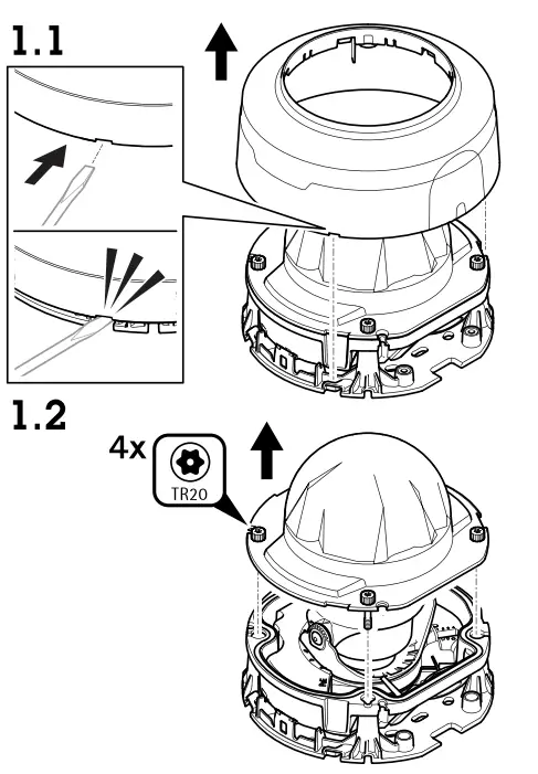 AXIS P3265-V Dome Camera-4