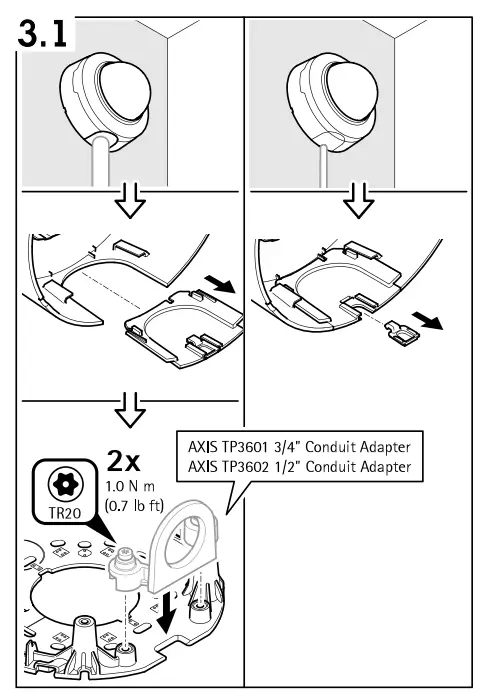 AXIS P3265-V Dome Camera-9