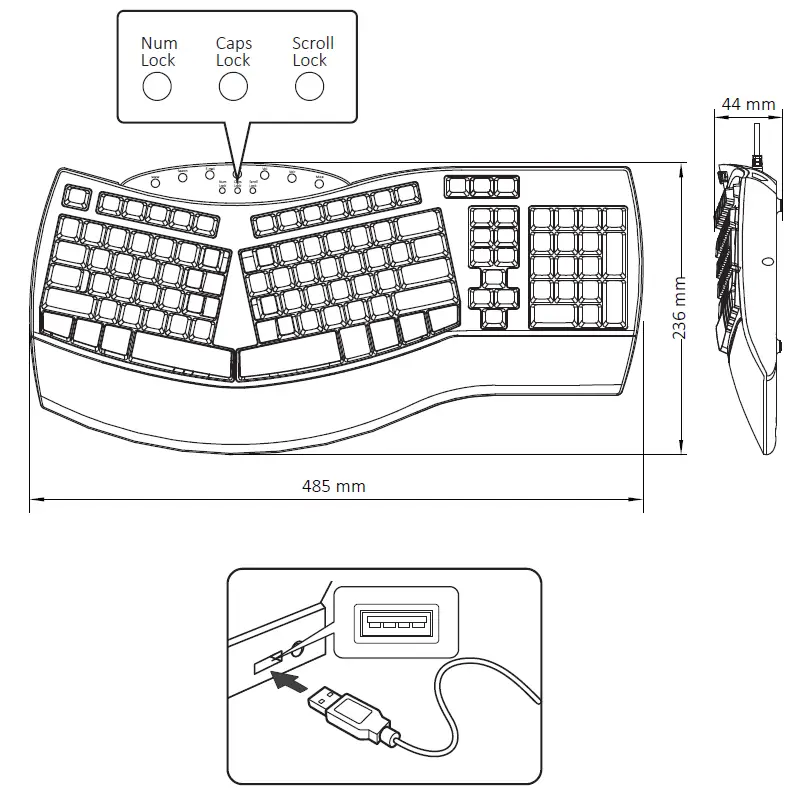 perixx-PERIBOARD-512-Ergonomic-Split-Keyboard-1