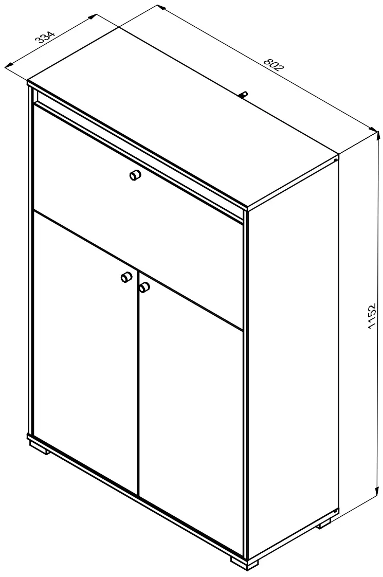 FORMA IDEALE COMPUTER DESK BRAGANCA - FIG01