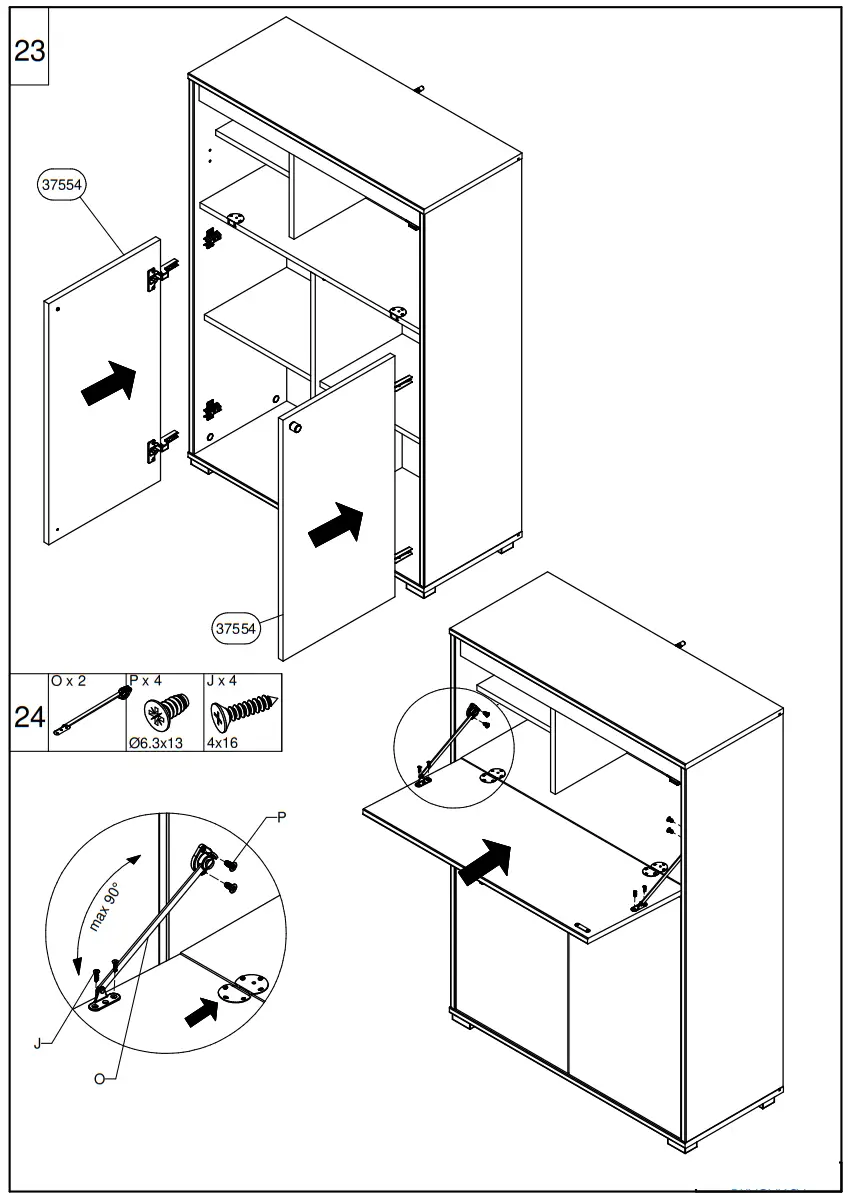 FORMA IDEALE COMPUTER DESK BRAGANCA - FIG13