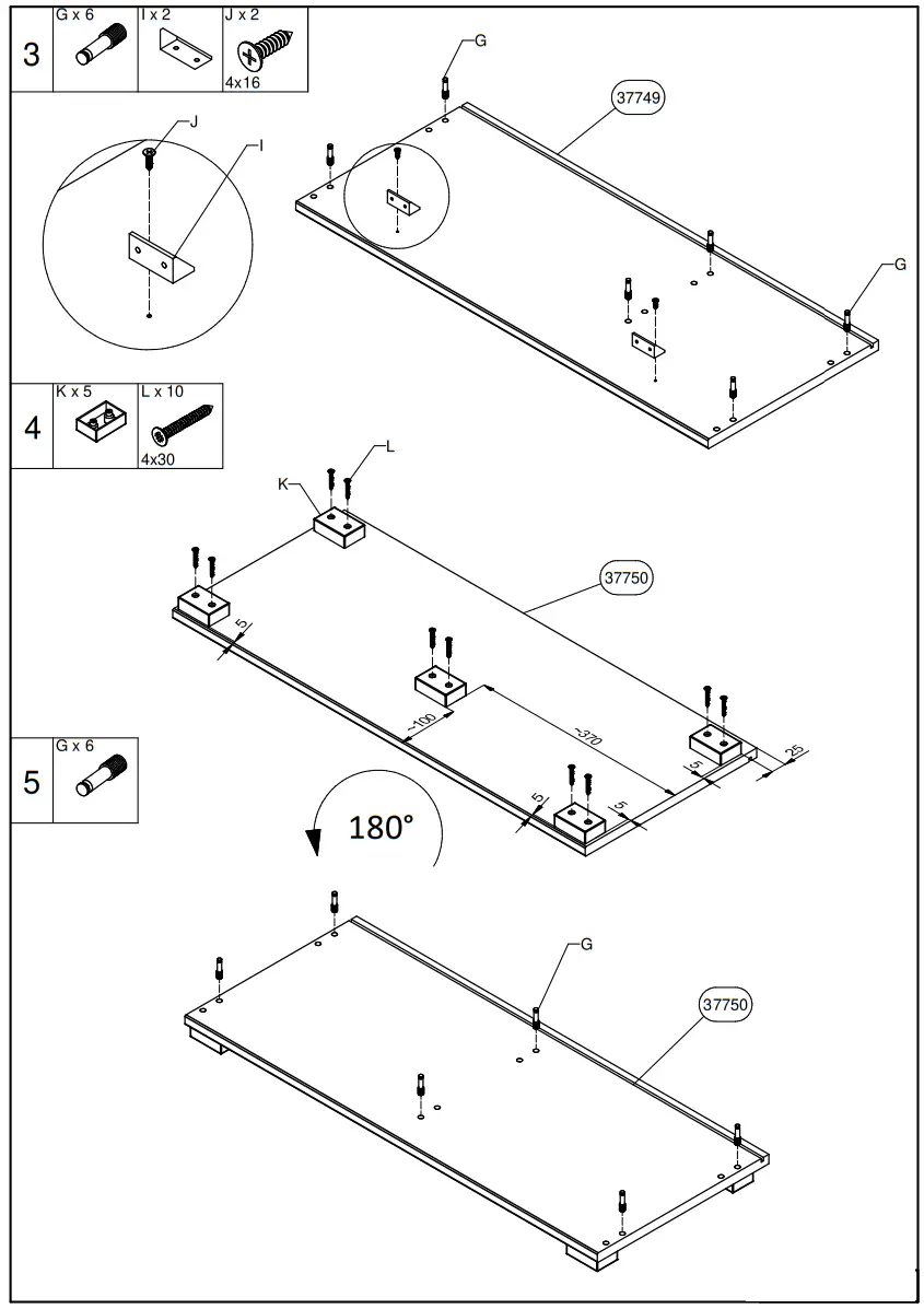 FORMA IDEALE COMPUTER DESK BRAGANCA - FIG5