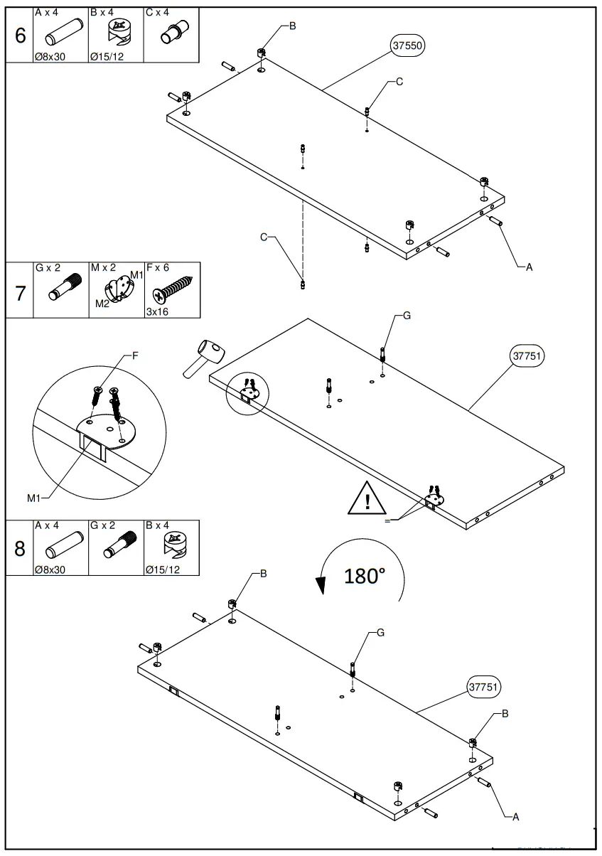 FORMA IDEALE COMPUTER DESK BRAGANCA - FIG6