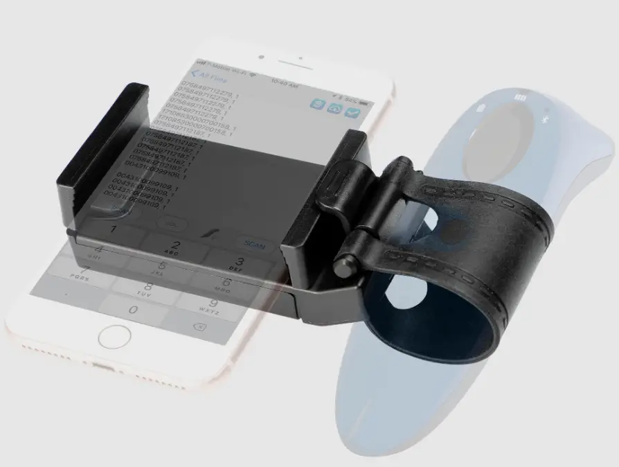 socket-mobile-600-Series-Scanner-and-Phone-Holder-Product