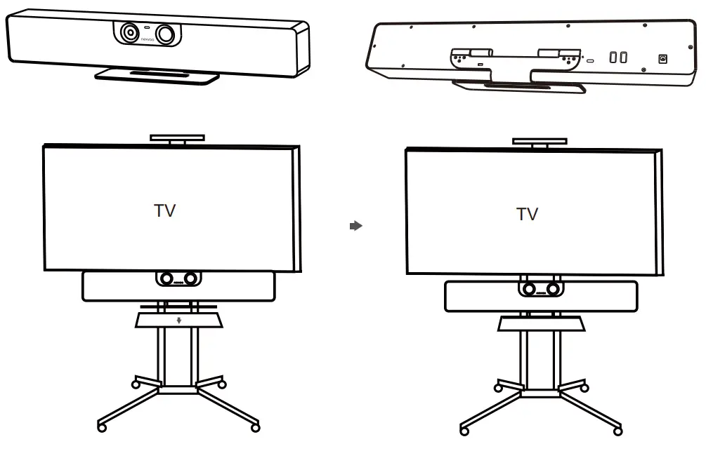 nexvoo N120U Double View USB Video Bar - fig 2