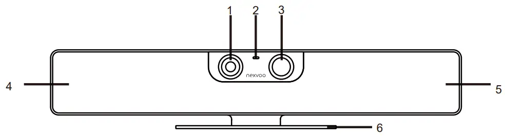nexvoo N120U Double View USB Video Bar - fig 8