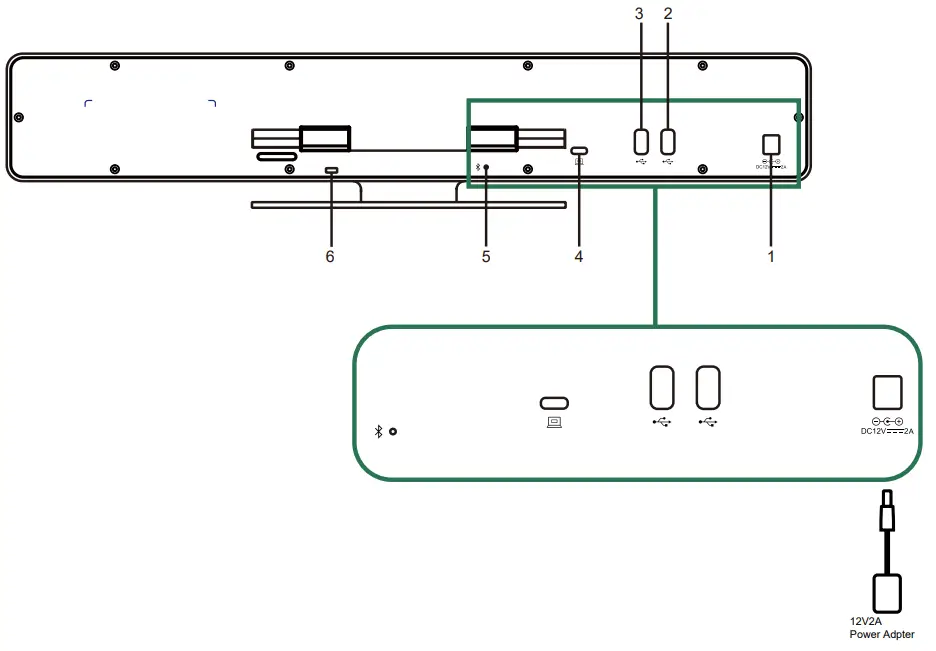 nexvoo N120U Double View USB Video Bar - fig 9