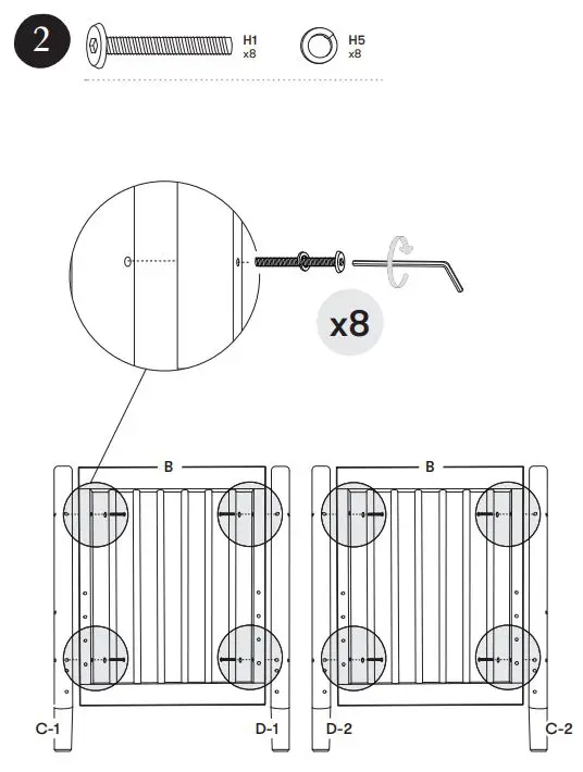 babyletto Gelato M12998 2 in 1 Mini Crib and Twin Bed 9