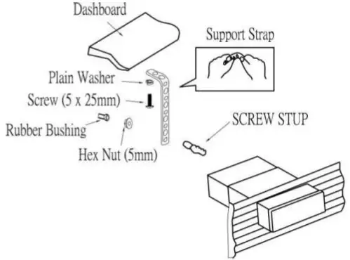 JENSEN JCV1640BT Sirius XM Ready Heavy Duty Radio - Front Mount1