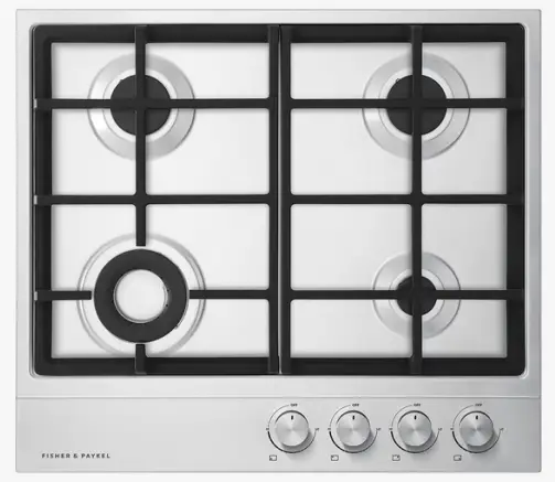 FISHER PAYKEL CG244DNGX1_N 24 Inch Gas on Steel Cooktop