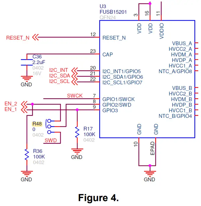 onsemi FUSB15201 Dual nPort Source USB Type C PD Controller Evaluation Board - Fig2
