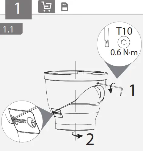 dahua 4MP IR Eyeball Starlight+ 2.8mm ePoE Network Camera - fig1