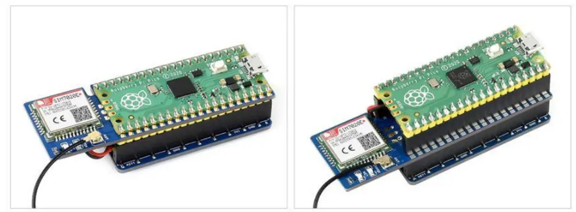 RaspberryPi SIM7020E NB-IoT Module for Raspberry Pi Pico - Figure 1