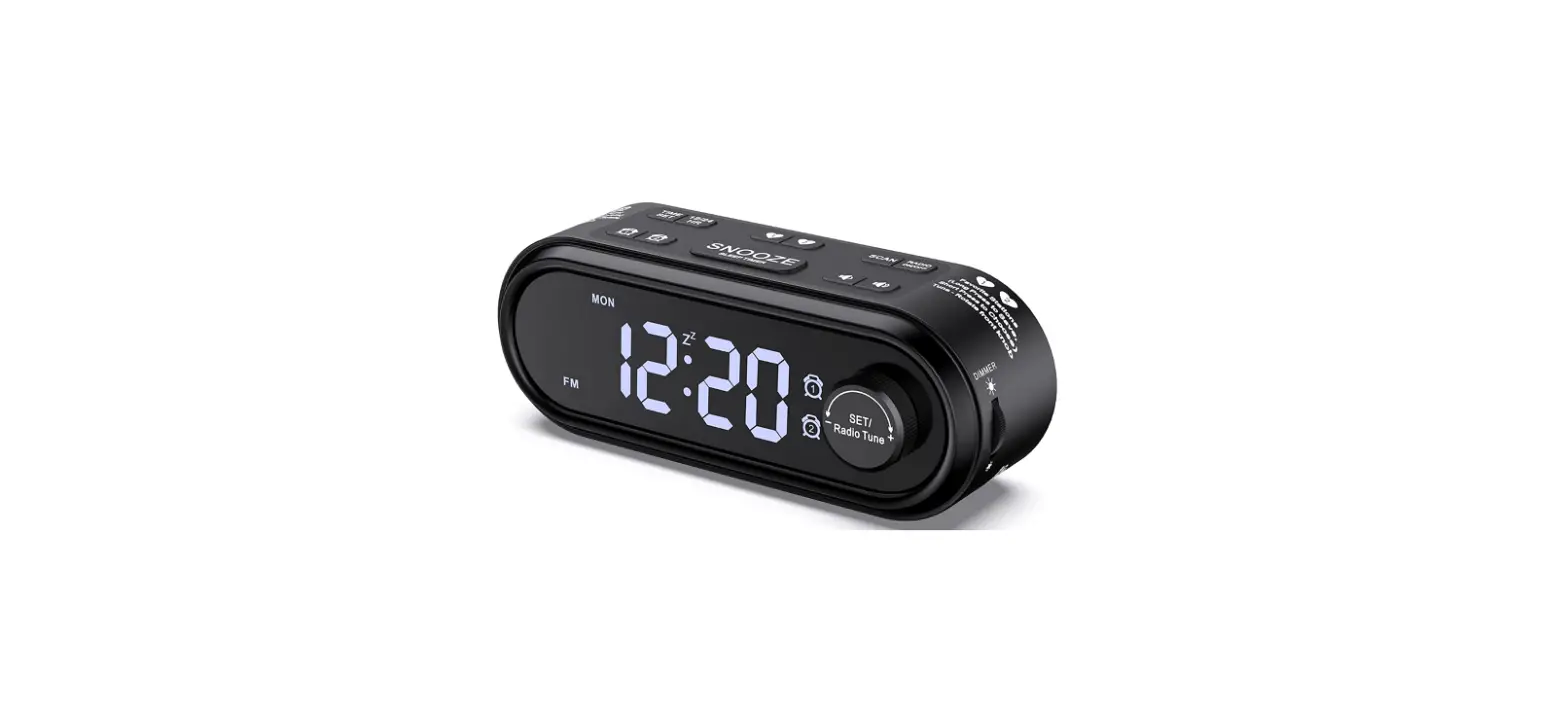 Reacher Weekend Dual Alarm Clock Radio User Guide