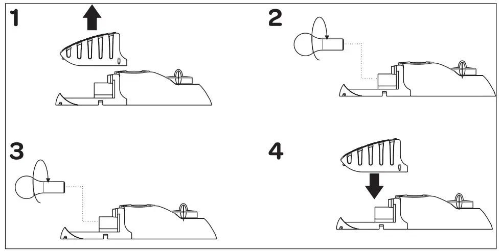 INVENTUM RKV551B Freestanding Retro Fridge - LIGHTING