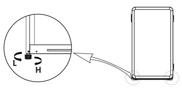 INVENTUM RKV551B Freestanding Retro Fridge - USING
