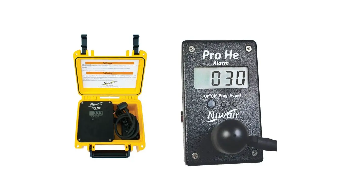Nuvair Pro He Alarm Helium Analyzer User Manual