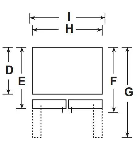 French-Door Refrigerator Installation Guide - TOP VIEW