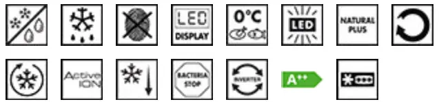 smeg FQ55FX2PE Side by Side Fridge Freezer icon