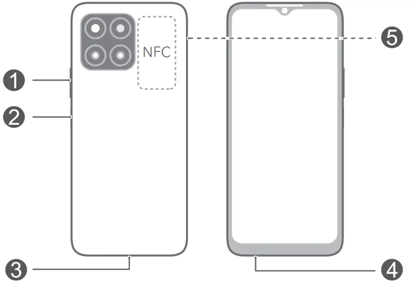 HONOR X6, X8 Smartphone - Fig