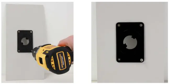 ITC Rotating Phone Holder Instruction Manual - Screw the holder in place using