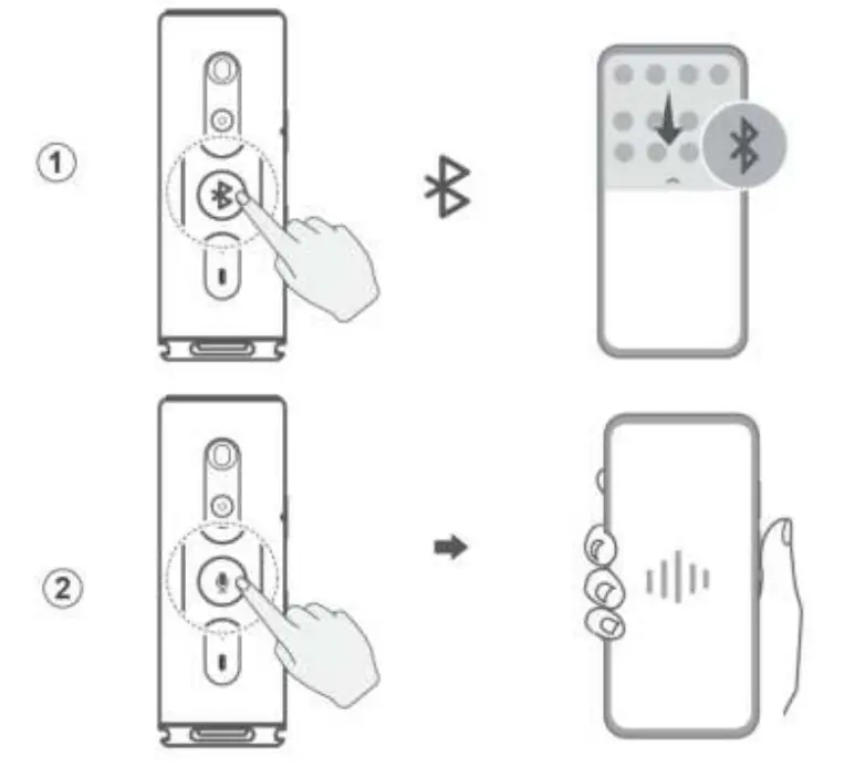 HUAWEI Sound Joy Draagbare Bluetooth Speaker - Buttons and ports 2