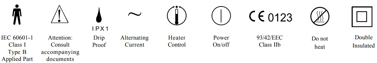 FISHER PAYKEL Hc150 Respiratory Humidifier - Symbol