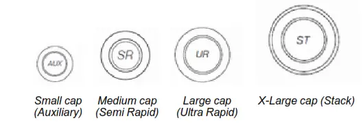 GATOR Wired Rear View - Burner caps