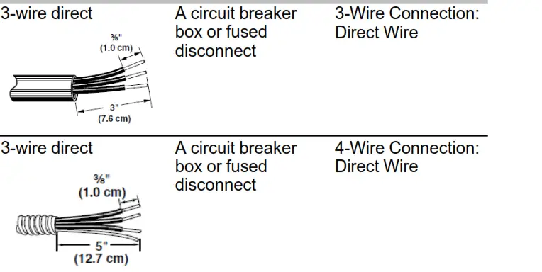 GATOR Wired Rear View - Electrical Connection Options