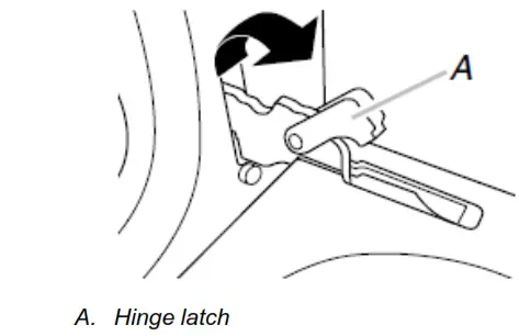 GATOR Wired Rear View - oven door.