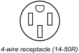 LG W11477345B SLIDE-IN DUAL FUEL RANGE - 4-wire receptacle