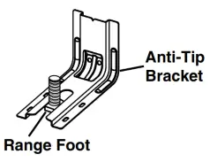 LG W11477345B SLIDE-IN DUAL FUEL RANGE - Tip Over Hazard 1