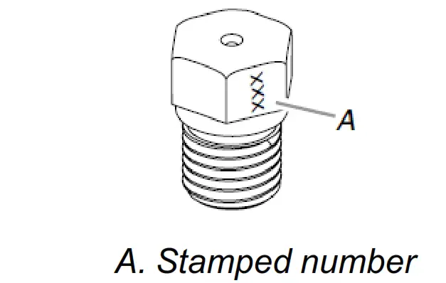 lg gas orifice spud.