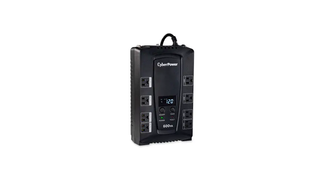 Cyberpower Cp600lcd Intelligent Lcd Ups System Instructions