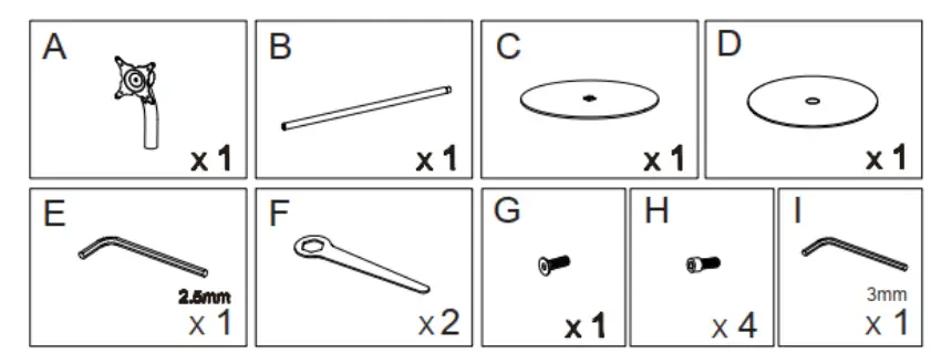 PRO DVX FS-10 Devices Equipped Floor Stand 1