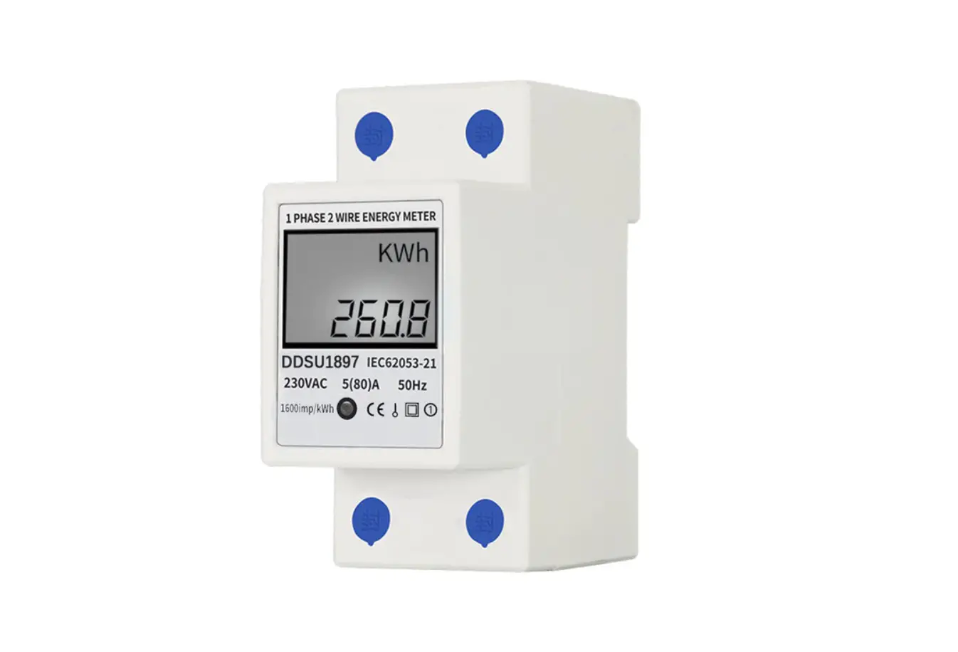 Ghint Md-01276 Din Rail Single Phase Electronic Energy Meter User Manual