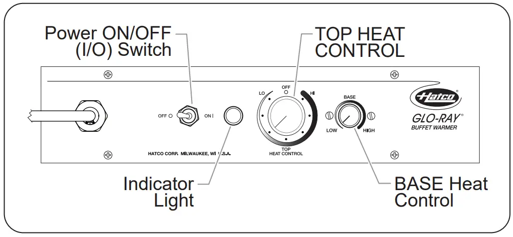 Hatco GR2BW Series GR2BW-72 72-Inch Glo-Ray White Granite Designer Buffet Warmer fig 2