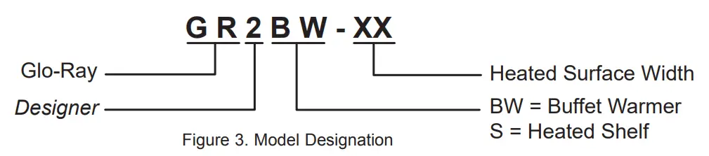 Hatco GR2BW Series GR2BW-72 72-Inch Glo-Ray White Granite Designer Buffet Warmer fig 8