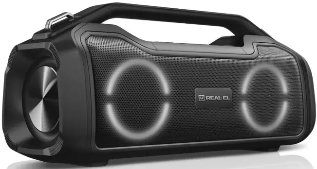 REAL-EL X-747 Portable Speaker System with Bluetooth